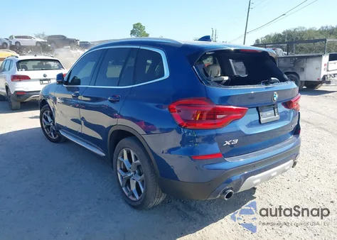 2021 BMW X3 Sdrive30I z USA, uszkodzony, nr VIN 5UXTY3C03M9G68736